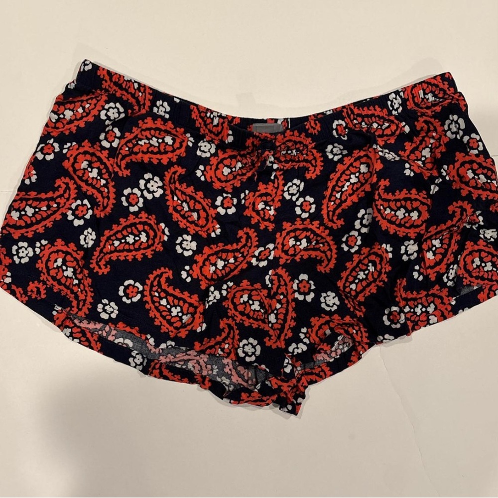 Aerie Shorts in Red and Black